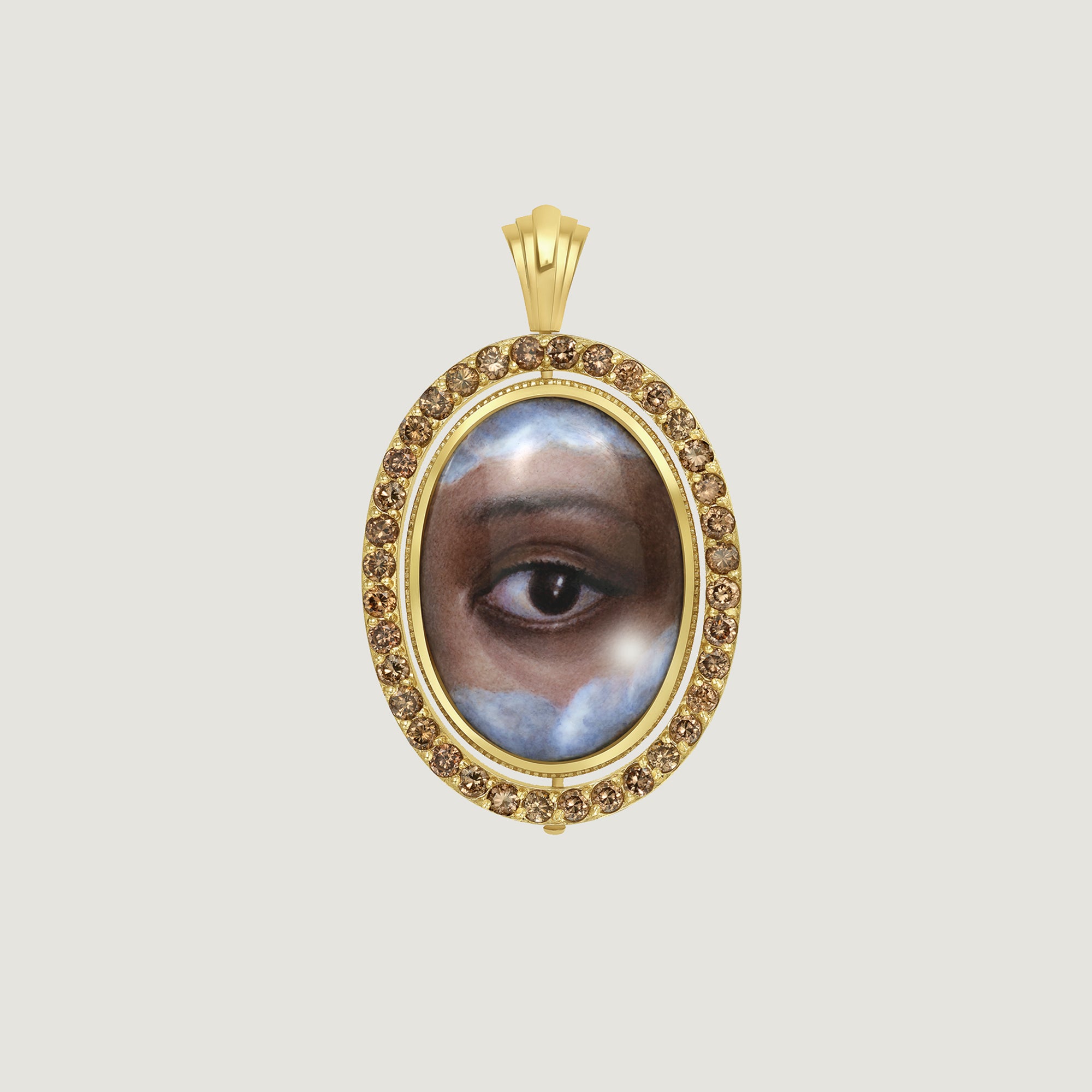 CUSTOM LOVERS EYE PENDANT